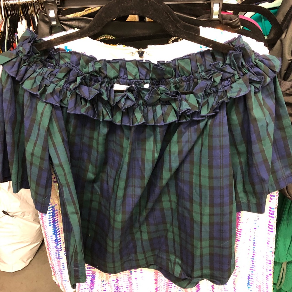 Vineyard vines tartan plaid top